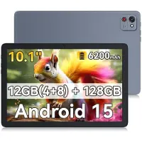 Cubot Tablet - TAB 65 - 12GB RAM 128GB ROM - 10,1 inch - Android 15 - 6200 mAh - Wi-Fi Dual Band - GPS - Grijs