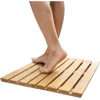 Ceruzo Douchemat Bamboe – Antislip Badmat – 50 x 30 cm – Saunamat