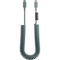 Native Union Pop Cable - Slate Green - USB-C naar USB-C - 2.4M - 60W
