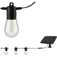 OEM Zonne-energie lichtslinger, met afstandsbediening, waterdicht ontwerp, 15 meter lang, 15 lampjes