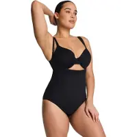 Spanx SPANXsculpt GoFigure Open Bust Bodysuit - Maat S - Kleur Zwart