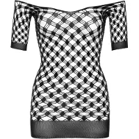 Vuxen Intimates - Deluxe Fence Net Minidress