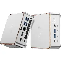 NiPoGi P2 Mini PC - АMD Ryzen R2544( 4C/ 8T, tot 3,70 GHz) - 16 GB DDR4 512 GB M.2 SSD - 4K Triple Display - HDMI - Type-C - DP