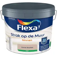 Flexa - Strak Op De Muur Binnen Mat - Coarse Seashell - Mengverf - 10 L