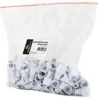 Gembird Netwerkplug huls voor RJ45 connectoren - kabel tot 6 mm - 100 stuks / grijs