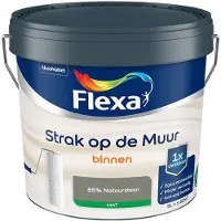 Flexa - Strak Op De Muur Binnen Mat - 85% Natuursteen - Mengverf - 5 L