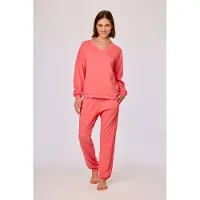 Woody huispak dames - rood roze - 261-10-MHS-K/432 - maat S