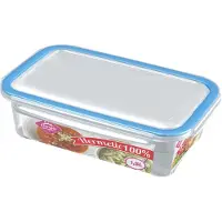 Hega hogar 12x Voorraad/vershoudbakjes 1,5 liter transparant plastic/kunststof -