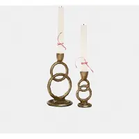 Loberon Kaarsenhouder set van 2 Corvane