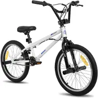 Hiland 20 Inch Freestyle BMX Fiets - Voor Kinderen & Jeugd - 360 Graden Gyro Systeem - Inclusief 4 Pegs (Voetsteunen) - Meerdere Kleuren - Geschikt voor buitenactiviteiten in de lente
