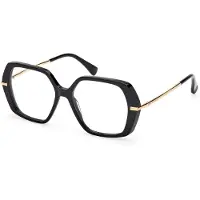 Max mara MM5175 52/15/135 Glazen voor Dames Shiny zwart Acetaat MM5175