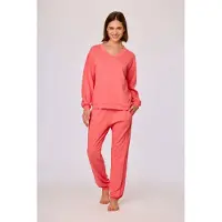 Woody huispak dames - rood roze - 261-10-MHS-K/432 - maat M