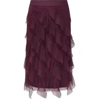 ONLY Carlafalda Midi-rok Dames Purper S-42/44