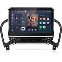 Junsun Android 15 Autoradio Geschikt Voor Nissan Juke 2010-2014 Accessoires, 10.1-inch Touchscreen, Draadloze CarPlay, DAB+, GPS-Navigatie, Bluetooth, DSP, 1GB+32GB, Quad-core processor