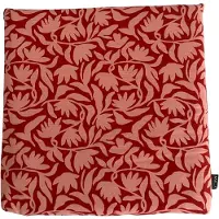Mica Decorations Mica Kelly Bistro Kussen Rood 40x40x5 cm – Tuinkussen Stoel – Outdoor Zitkussen voor Bistroset