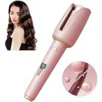 COOAU Automatische Krultang – Curling Iron – Keramische Krultang – Golvenkrultang – Krulborstel Roterend – Magic Hair Curler – Haarkruller Automatisch – Wave Krultang – Met Snoer (roze)