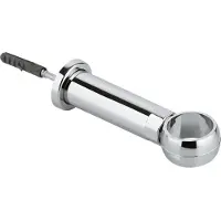 GROHE verstelbare afstandbeugel voor valpijp 28 mm Chroom