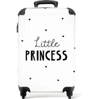 NoBoringSuitcases.com - Koffer wit - Witte trolley - 55x35x25