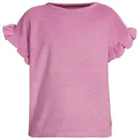 Orange stars T-shirt paars Meisjes Badstof Ronde hals Effen - maat 146/152