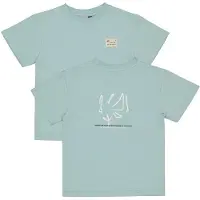 LEVV Little T-shirt met backprint lichtblauw Jongens Katoen Ronde hals - maat 116