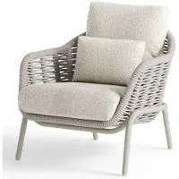 Suns Casto loungestoel rope camel sand beachy boucle