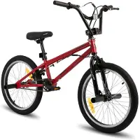 Hiland 20 Inch Freestyle BMX Fiets - Voor Kinderen & Jeugd - 360 Graden Gyro Systeem - Inclusief 4 Pegs (Voetsteunen) - Meerdere Kleuren - Geschikt voor buitenactiviteiten in de lente