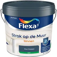 Flexa - Strak Op De Muur Binnen Mat - Puur Oceaan - Mengverf - 5 L