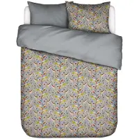Essenza Dekbedovertrek Aurelina Global Grey Satijn-260 x 200 / 220 cm | Extra Breed