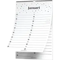 Systemyze Verjaardagskalender Volwassenen – Verjaardagskalenders – Wandkalender – 23 x 16cm – Colorful Dots