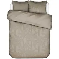 Essenza Dekbedovertrek Palma Taupe Satijn-200 x 200 / 220 cm | 2-Persoons