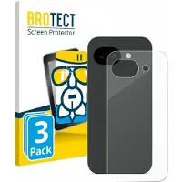 BROTECT Screenprotector 3 Stuks voor Google Pixel 10a (Achterkant) Beschermglas transparant