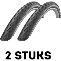 Schwalbe Fietsband - Buitenband - Set van 2 - Land Cruiser 28 x 1.60 (42-622) zwart