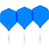Red Dragon Nitro Flite System White Blue NO2 - Dart Flights