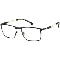 Carrera 8898 55/18/140 Matte zwart goud Metalen monturen MAN 8898