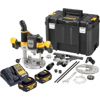 DeWalt DCW 620 M2T bovenfrees 18 V 12 mm borstelloos + 2x accu 4.0 Ah + lader + TSTAK