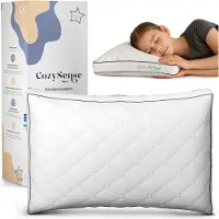 CozySense Kinderkussen - Hoofdkussen Kind - Peuterkussen - Ergonomisch & Verstelbaar - 100% Katoen - Hypoallergeen - OEKO-TEX - 40x55cm - 2-12 Jaar