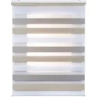 STORESDECO - Duo rolgrodijn – stijlvol dubbel textiel driekleur, 140x250 cm