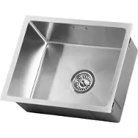 LOMAZOO Spoelbak Keuken Orion 50/40 - Spoelbakken Keuken - Wasbak Keuken - RVS