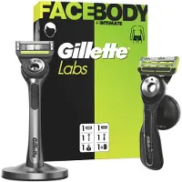 Gillette Labs Scheermes Duo-Verpakking - Scheersysteem voor Face en Body + Intimate - van