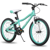 Hiland Climber Tiener Forensen Stadsfiets - 20 inch - Single Speed ​​- V-Brake - Groen - Geschikt voor buitenactiviteiten in de lente