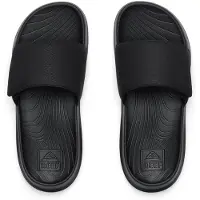 Reef Kids Salty Slide Black White 1 Zwart Slide