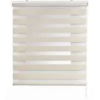 STORESDECO - Duo rolgrodijn – stijlvol dubbel textiel linnen, 140x250 cm