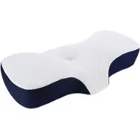 COOAU Hoofdkussen Memory Foam – Orthopedisch & Ergonomisch kussen - Geschikt voor rug-, zij- en buikslapers - Traagschuim - Wit