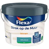Flexa - Strak Op De Muur Binnen Mat - 85% Eiland - Mengverf - 2,5 L
