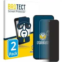 BROTECT - privacy screenprotector voor Motorola Moto G67 - Folie Beschermfolie Blauwlichtfilter 2 Stuks