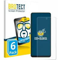 BROTECT - Screenprotector voor Oppo A5 Energy - Folie Beschermfolie transparant 6 Stuks