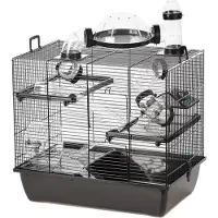 Duvo+ knaagdierenkooi Black Rufus - 50 x 33 x 44.5 cm