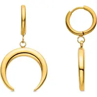 Luxenter oorbellen in 18K geel goud - Yinas