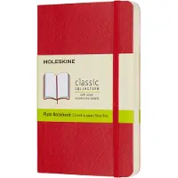 Moleskine Classic Notitieboek - Pocket - Softcover - Blanco - Rood