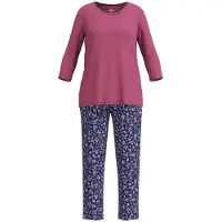 Götzburg pyjama Carolina fuchsia/donkerblauw female | Maat: 3XL